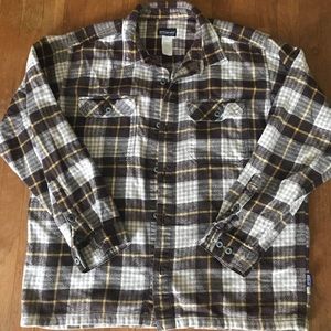 Men’s Patagonia button up flannel size large
